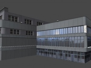 modern buildings 3D 모델