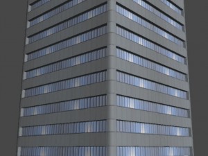 modern buildings 3D 모델