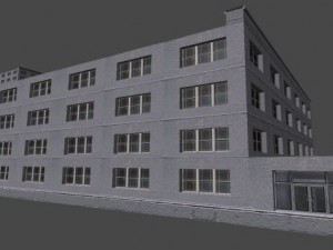 modern buildings 3D 모델