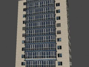 city building 14 variants 3D Model
