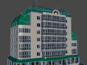 city building 14 variants 3D मॉडल