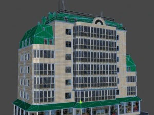 city building 14 variants 3D Model