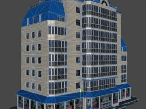 city building 14 variants 3D Model