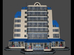 city building 14 variants 3D मॉडल