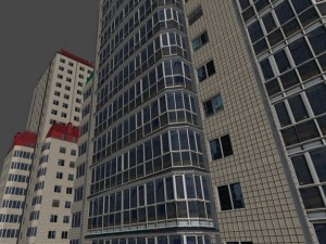 city building 14 variants 3D मॉडल
