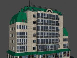 city building 14 variants 3D Model