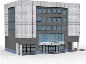 building 05 pack of 11 buildings 3D Model