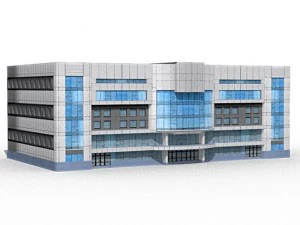 building 05 pack of 11 buildings 3D Model