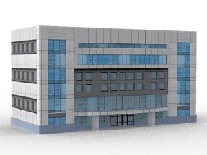 building 05 pack of 11 buildings 3D Model