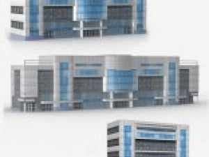 building 05 pack of 11 buildings 3D Model