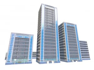 building 05 pack of 11 buildings 3D Model