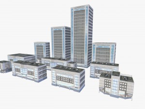 building 05 pack of 11 buildings Modelo 3D