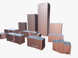 building 05 pack of 11 buildings Modelo 3D