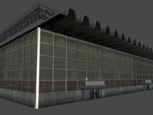 building 06 2 variants 3D Модель