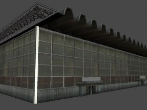 building 06 2 variants 3D Модель