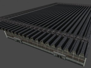 building 06 2 variants 3D Модель