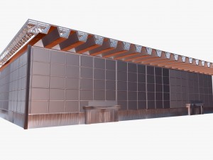 building 06 2 variants 3D Модель