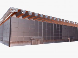 building 06 2 variants 3D Model
