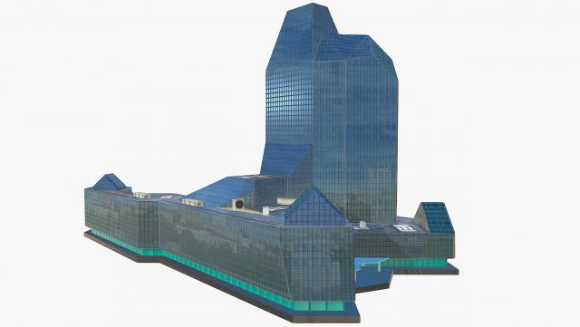 skyscraper 3D Model .c4d .max .obj .3ds .fbx .stl .blend 