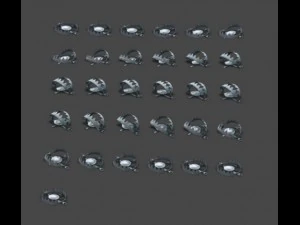 animated trap 2d and 3d 3D Model