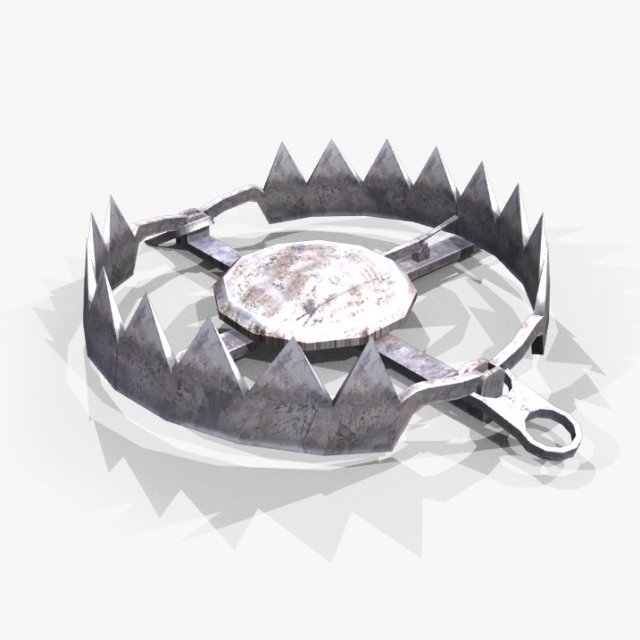 animated trap 2d and 3d 3D Model .c4d .max .obj .3ds .fbx .stl .blend 