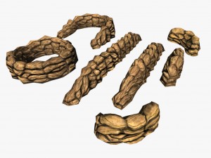 sandbags covers 3D Model