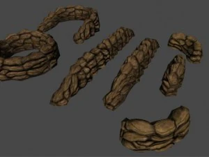 sandbags covers 3D Model