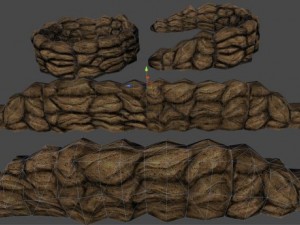 sandbags covers Modello 3D