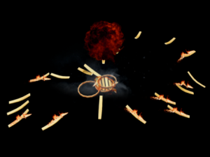 exploding barrels Modèle 3D