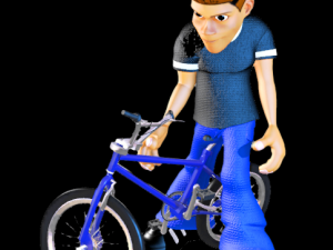 bmx animations Model 3D