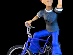 bmx animations 3D Model