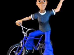bmx animations Model 3D