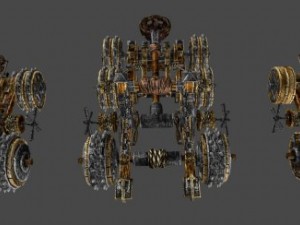 medieval catapult 3D Model