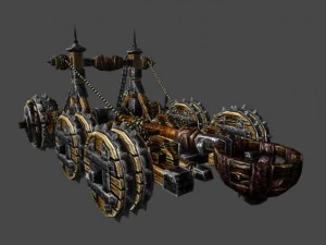 medieval catapult 3D Model