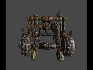 medieval catapult 3D Model