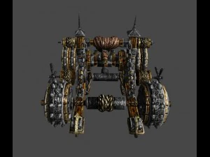 medieval catapult 3D Model