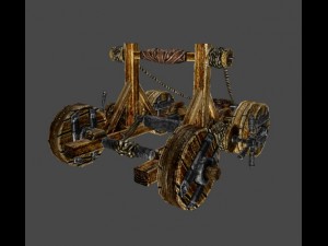 medieval catapult 3D Model
