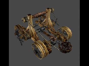 medieval catapult 3D Model