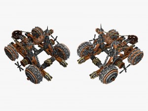 medieval catapult 3D Model