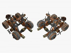 medieval catapult 3D Model