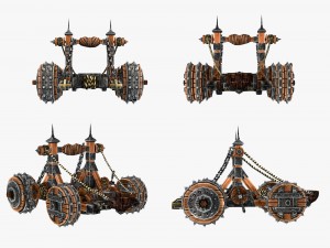 medieval catapult 3D Model