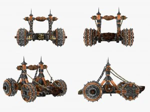 medieval catapult 3D Model