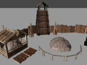 village pack 3D Model