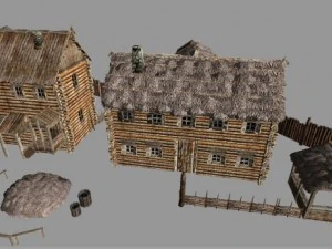 village pack 3D Model