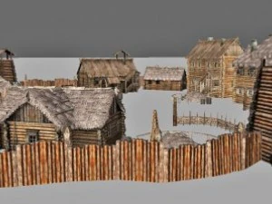 village pack 3D Model