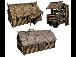 village pack 3D Model