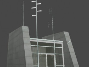underground exit security room and a energy booth 3D Model