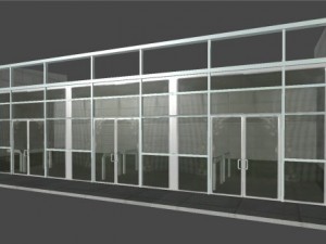underground exit security room and a energy booth 3D Model