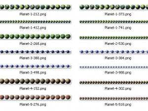 planetas animados Modelo 3D