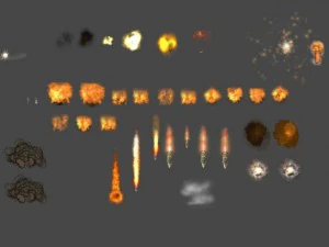 animated effects 3D Model